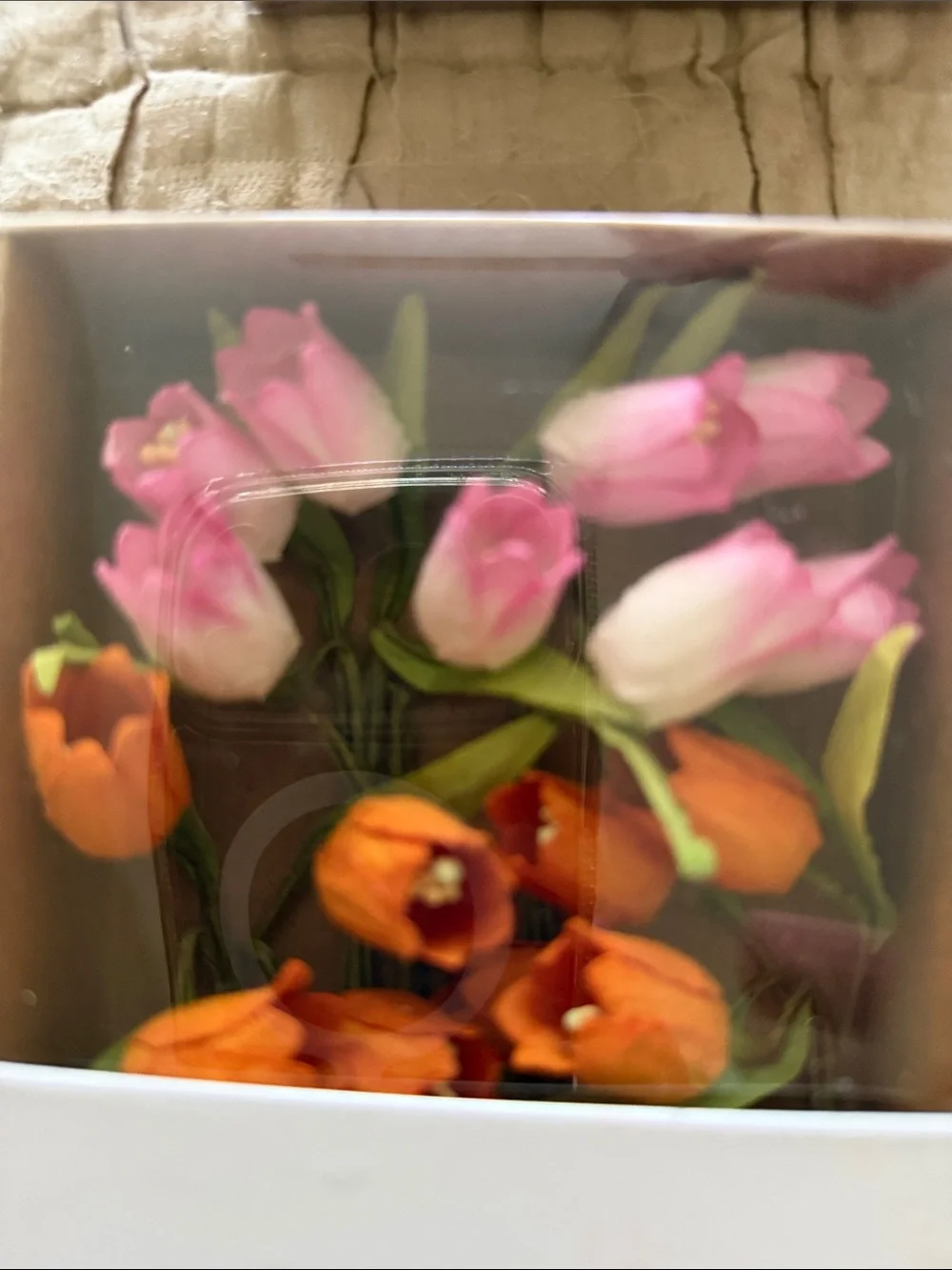 Recollections Yellow and Orange Paper Flower Stems